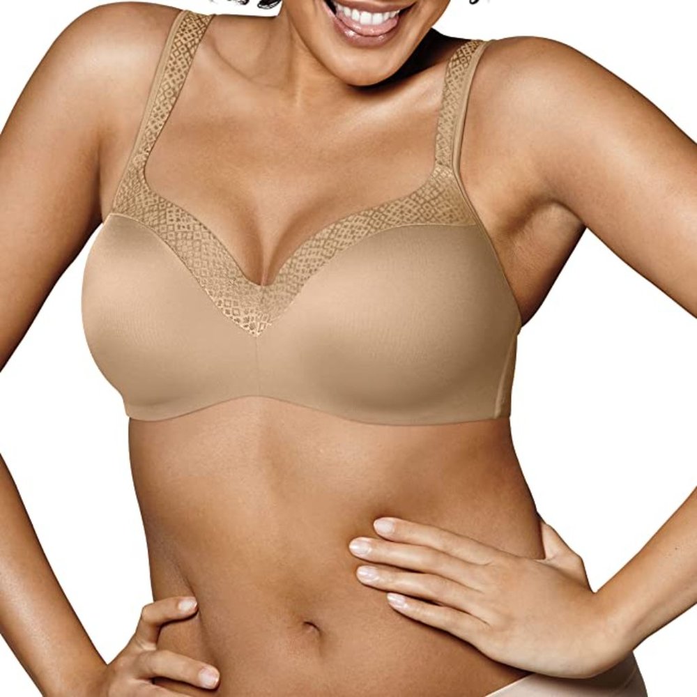 Playtex Secrets Amazing Shape Balconette Underwire Bra Style 4823 Nude Size 40C